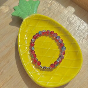 Bracelet graine de verre du 4 juillet !