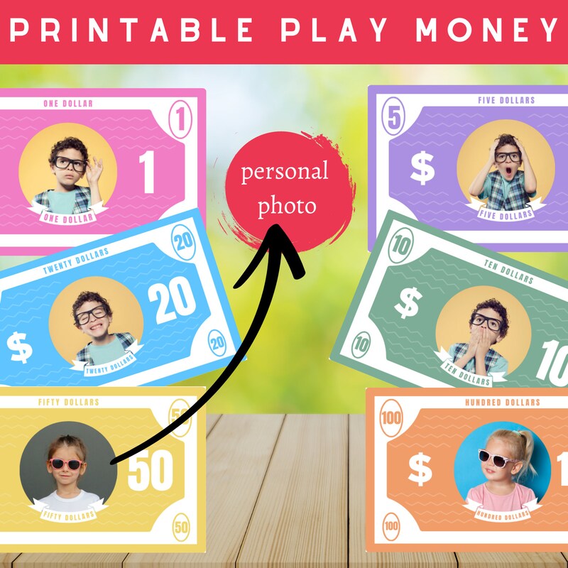 Custom Play Money Example Play Money - Etsy