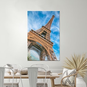Landscape Wall Decor, Gifts, Eiffel Tower Glass Art, Eiffel Wall Decoration, Paris Wall Hanging, Custom Glass Printing Wall Art,