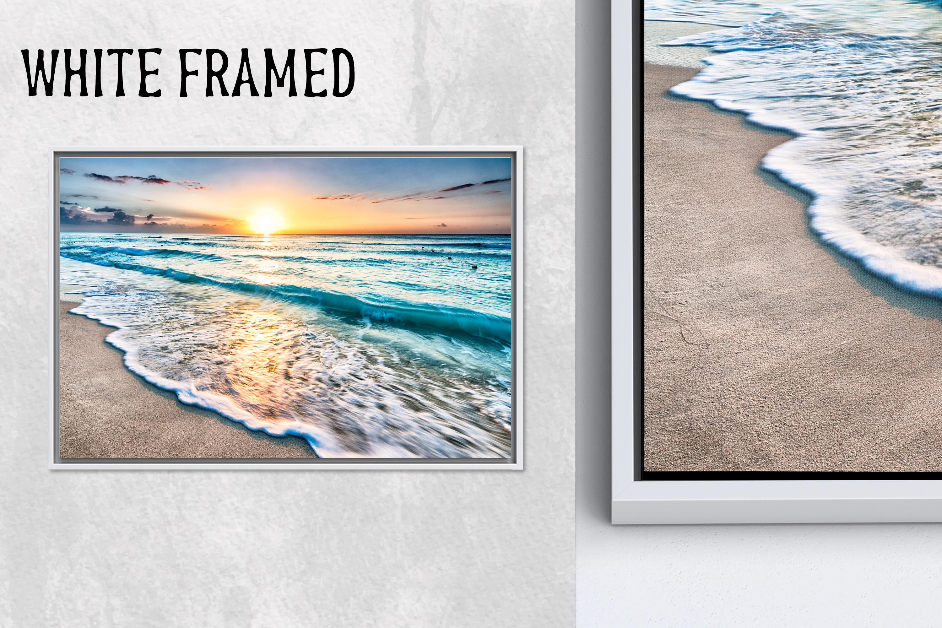 Sunset Ocean Canvas Art: Coastal Landscape, Holiday Decor - Etsy