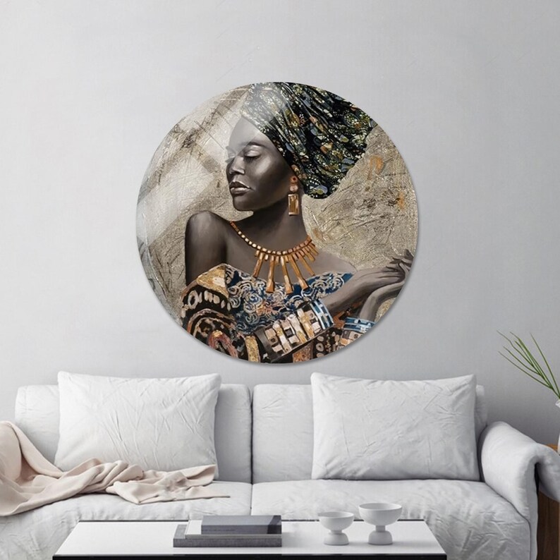 Girl Room Art Decor,African Artwork,African Woman Art,Fashion Poster,Large Glass Wall Art,Minimalist Wall Art,Framed Canvas,Framed Wall Art,Office Decor Art,Kitchen Decor Art,Home Decoration,Handmade Gift,Large Canvas,