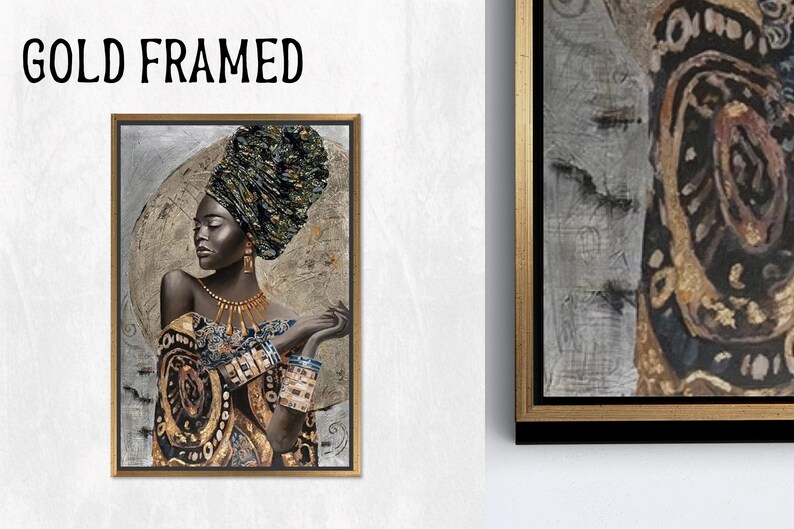 Girl Room Art Decor,African Artwork,African Woman Art,Fashion Poster,Large Glass Wall Art,Home Decoration,Bridesmaid Gift,Large Wall Art,Framed Wall Art,Gift For Her,Personalized Gifts,Bedroom Decor Art,Bridesmaid Gifts,