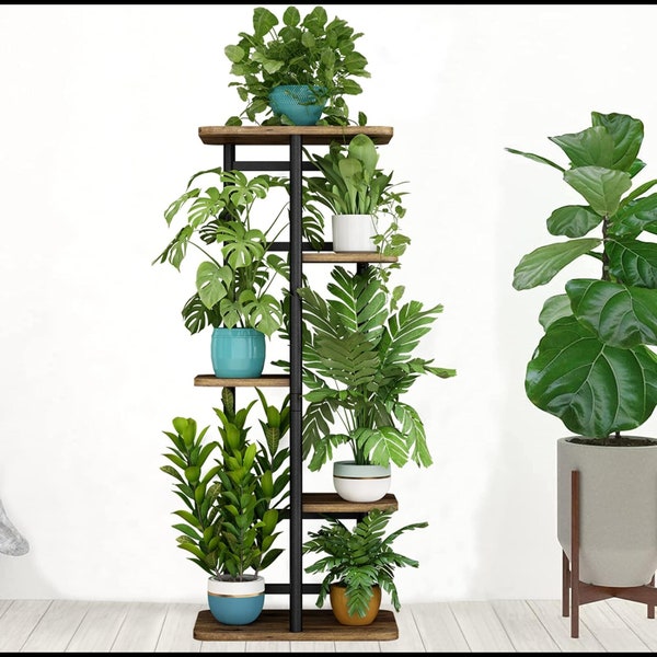 Plant Stand Indoor Plants Multiple Plant Stands Wood Outdoor Tiered Plant Shelf for Multiple Plants