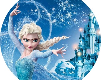 Cake topper Frozen Elsa Ice Queen Action / différentes tailles disponibles