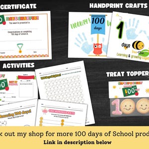 100th Day of School Activity Sheet, 100 Days Brighter Worksheet ...