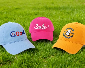Embroidered hat, embroidered logo baseball cap, bachelorette hat,custom hat,sorority hat,unisex baseball cap, personalized dad hat, text hat