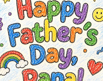 Papa's Father's Day Card, Printable Card, All About My Papa Coloring Craft, Grandpa Keepsake, Foldable Father's Day Card