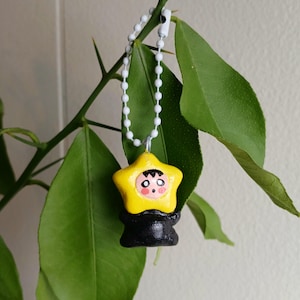 STAR BABY KEYCHAIN Handmade Polymer Clay Charm