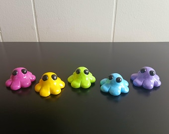 BLOBBY, Handmade Polymer Clay Desk Friend, Slime Monster Sculpture, Multiple Colors