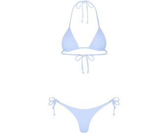 Micro Mini Bikini Top - Beach Bride Weiß