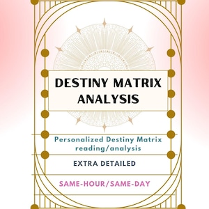 Destiny Matrix | Numerology Analysis in 24HR | Soul Purpose Reading | Matrix of Destiny | Money, Love, Talents Reading | Fate