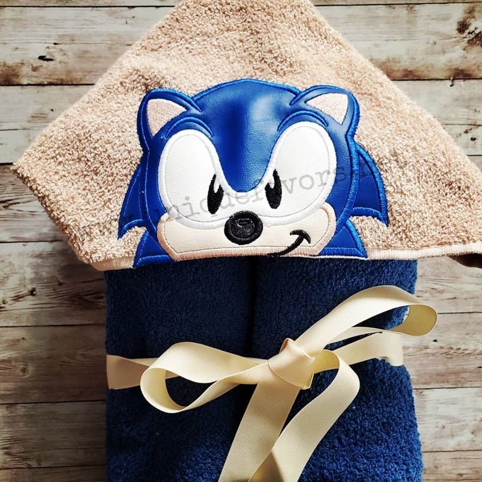 Sonic hooded towel - Etsy 日本