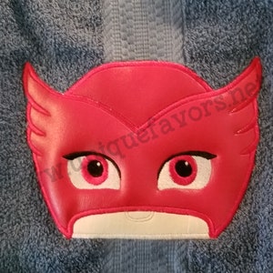 Masks inspired characters with optional personalization. Hooded towels or other items available. 3 characters to choose from image 4