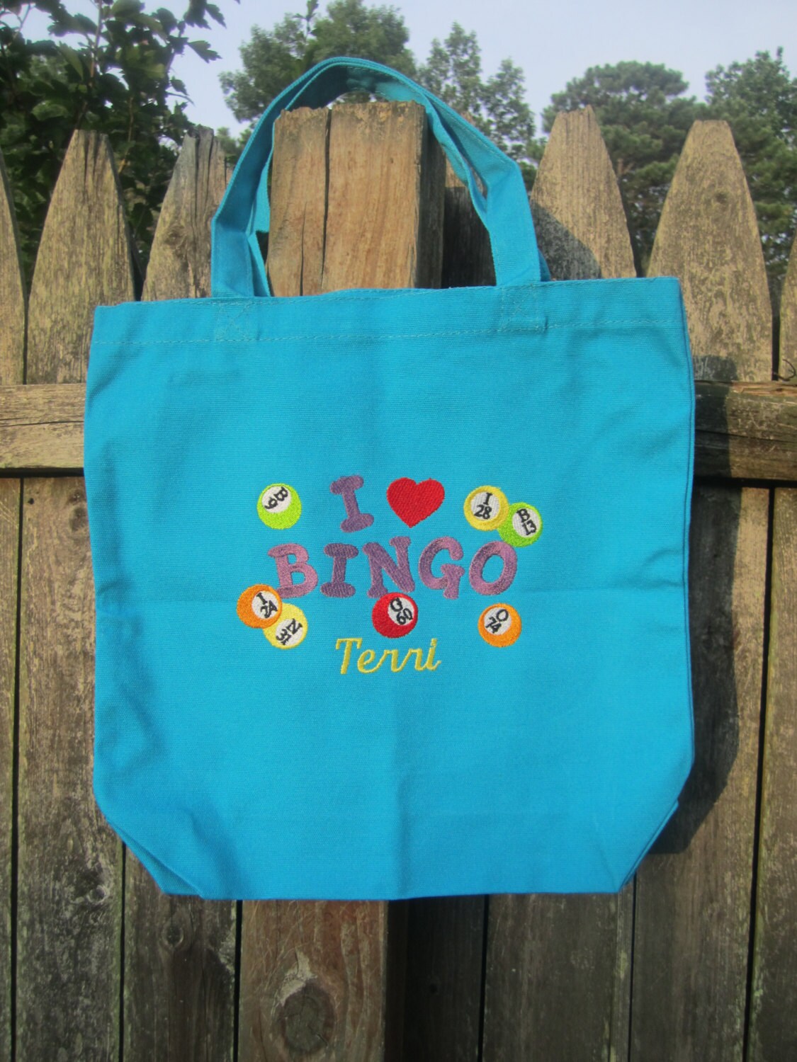 PERSONALIZED BINGO tote bag Great gift item Etsy
