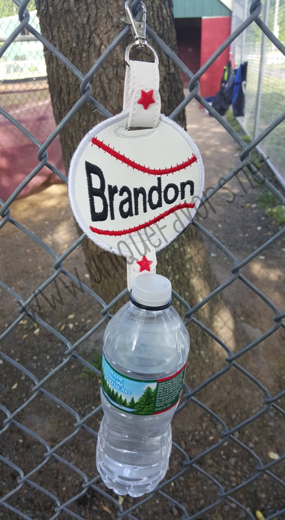 Water Bottle Pouch Baseball for Tumbler, Cup Accessories with Velcro Strap. Softball Water Bottle Holder, Baseball Water Bottle Holder