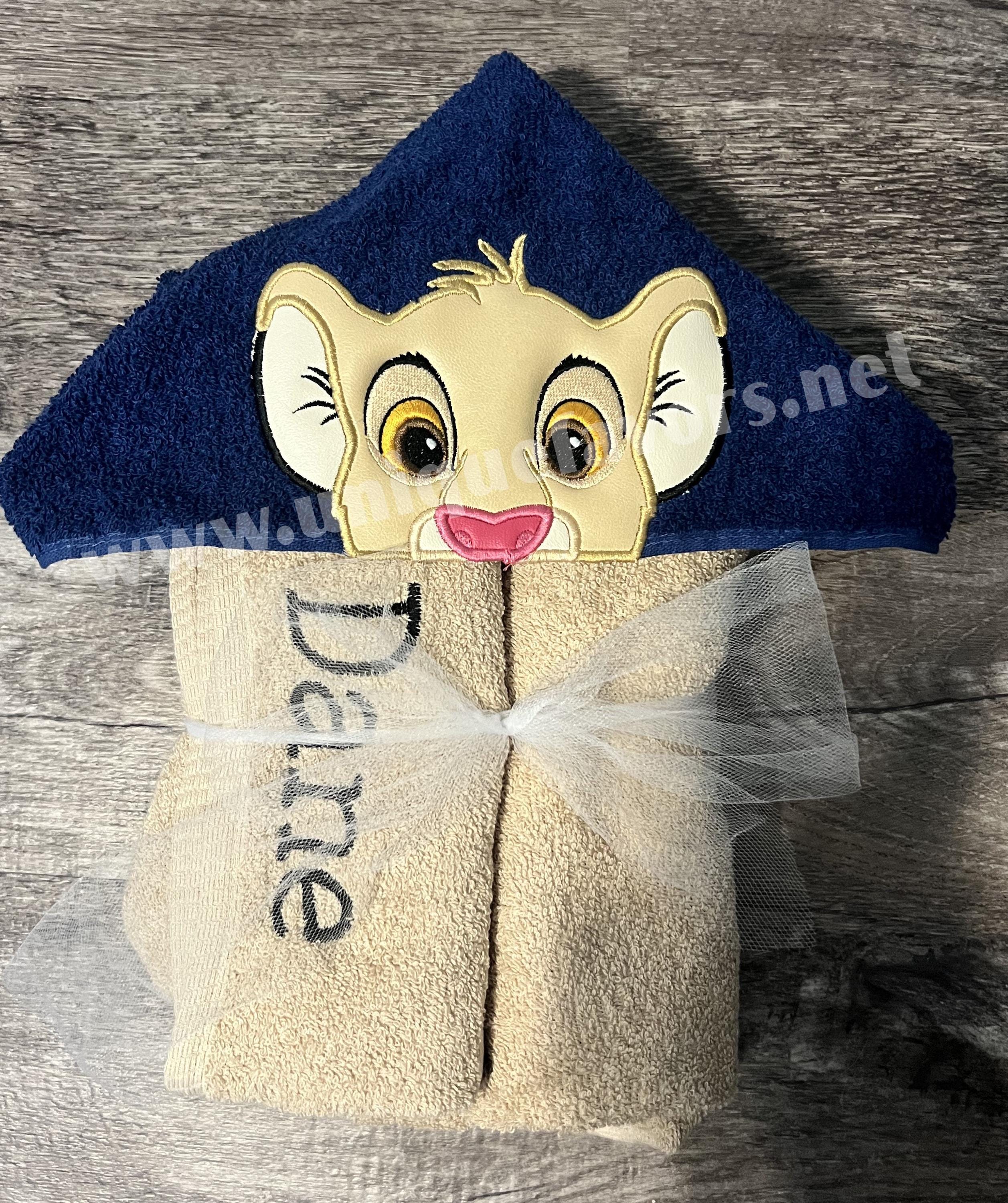 Lion king hooded towel hotsell