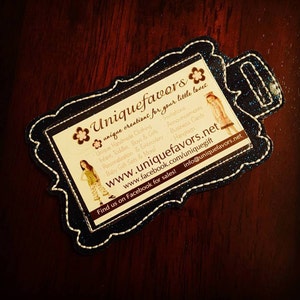 Vinyl ID holder Lanyard or Luggage Tag optional Personalization! Long lasting! Great gift for teachers, brides, grooms & more. Many uses!