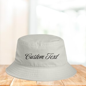 Customized Bridal Bucket Hat, Bride Squad Bridesmaid Bucket Hats, Summer Hat Travel Sun Hat, Gift for Bridesmaid, Maid of honour
