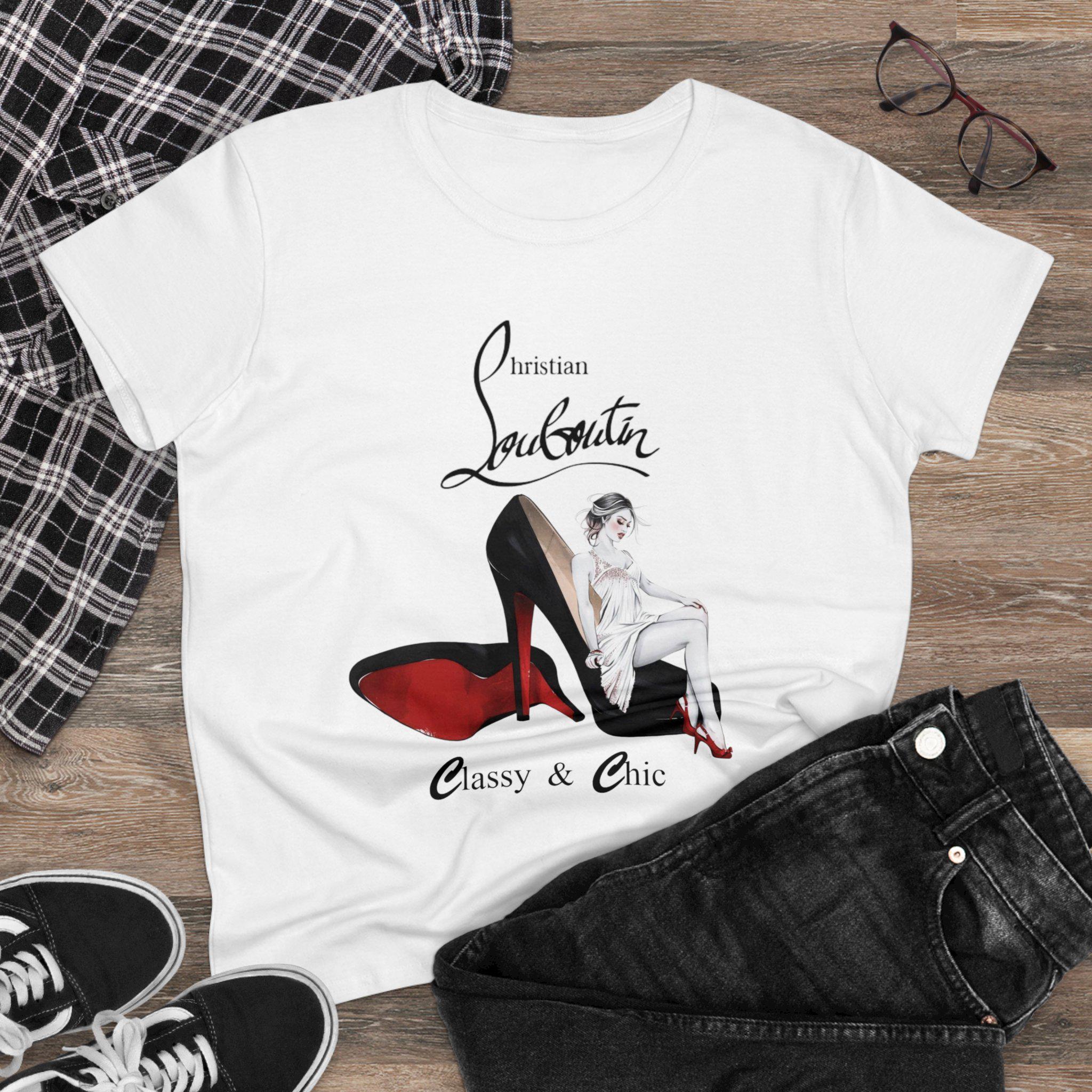Louboutin t shirt women's sales