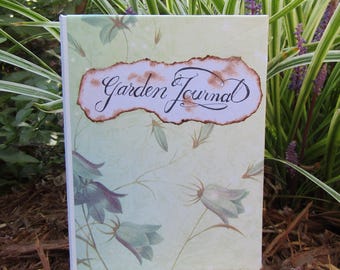 Pocket-size Antique Garden Journal, nature, herbs, gardening