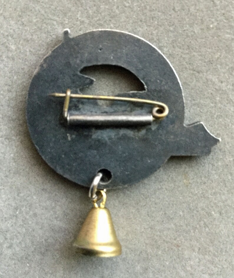 Buddhist Temple Souvenir pin from Narita Mountain with bell