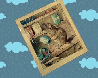 Beatrix Potter Tale of Two Bad Mice music box cF. Warne & Co. Inc.-Schmid Japan music