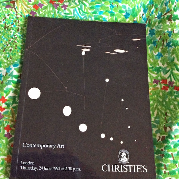 Christie's Contemporary Art London June 1993 - Hundertwasser, Haring, Chillida etc