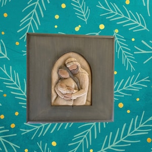 Willow Tree Holy Family Memory Box with hinged lid #26627 by Demdaco