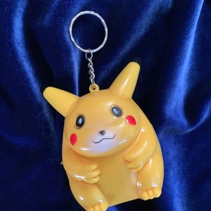 Vintage PIKACHU Schlüsselanhänger-Spiegel kompakt mit Kamm