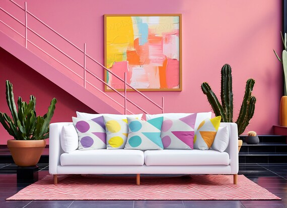 Bright coloured scatter cushions hot sale