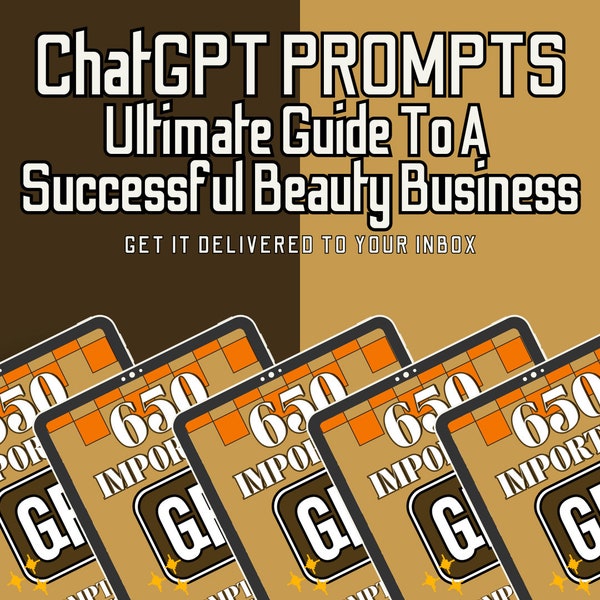 650 ChatGPT Prompts for a Successful Beauty Business, Ultimate Guide, Business Planning, Beauty Business, Nail Business, Lash Business