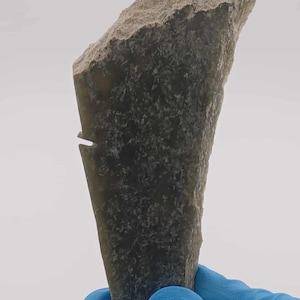 Dark Olive Green Wyoming Nephrite Jade Slab - 43g