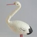 Vintage Made in Japan Spun Cotton Stork Mint Condition Spun Cotton Figure Spun Cotton Collectible