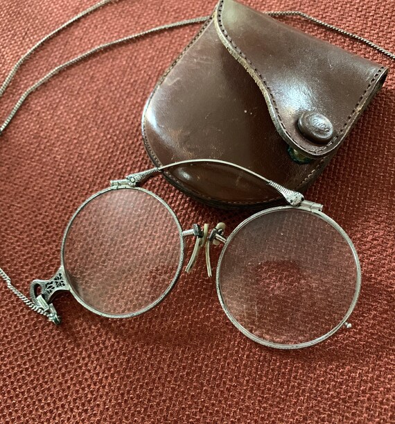 antique folding glasses
