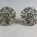 Vintage Steel Cut Screwback Earrings 1930s/1940s Beautiful Etching Excellent Condition