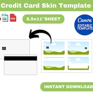 credit card skin template, credit card skin svg, credit card template, Banking card, Debit & credit Card , DIY Credit Card