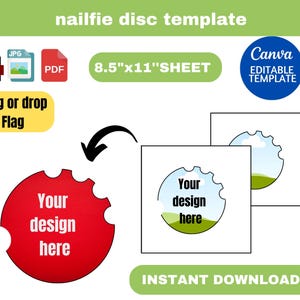 nailfie disc template, nailfie disc SVG, nailfie disc,  Nailfie Round Template,Nailfie Template,Nail Photo Prop Template, Nailfie Canva