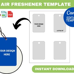 Air Freshener Template,  Car Air Freshener Template ,  Air Freshener Sublimation Template, blank air freshener, blank car air freshener