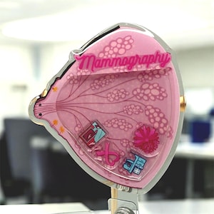 Shaker Badge Reel: Mammogram, mammo tech