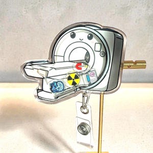 MRI Shaker Badge Reel: Radiology Tech Gift