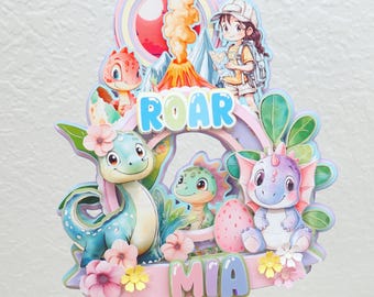 DINOSAUR PARTY CAKETOPPER