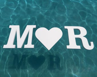 Custom Floating Pool Letters: 1.5" Thick Foam Party Decor