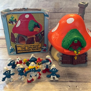 Schleich Smurf House - Etsy