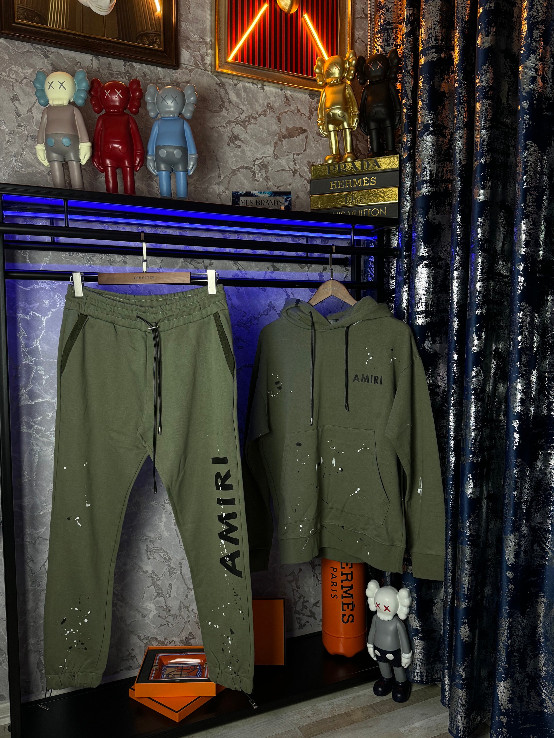Amiri Green Green Tracksuit Set Sweat Hoodie Etsy UK