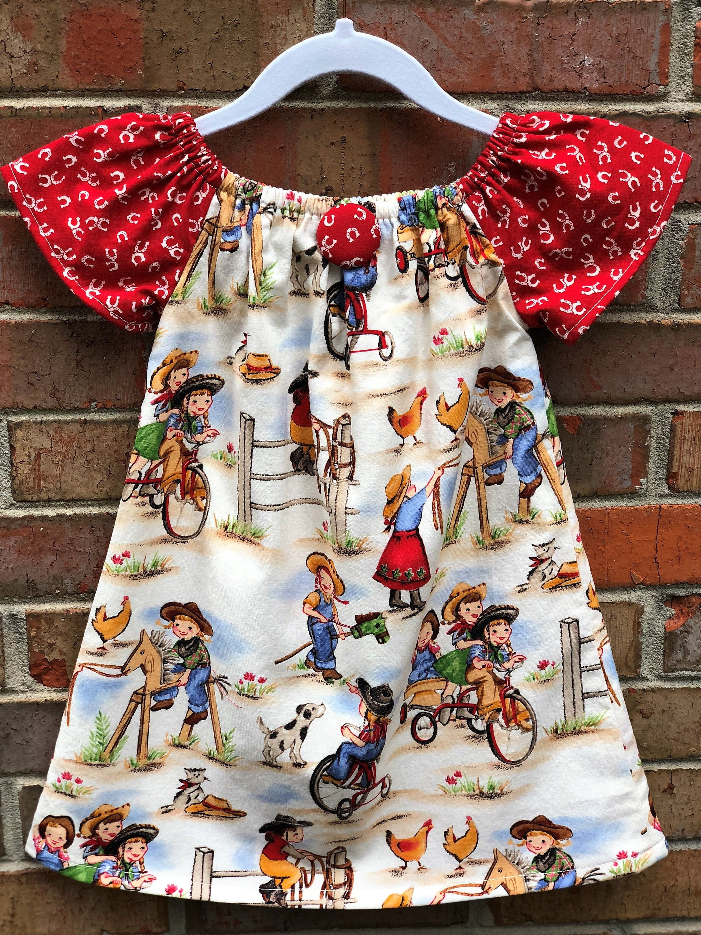 Western Baby Dress Etsy