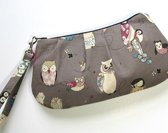 Spotted Gray Owl Alexander Henry WRISTLET