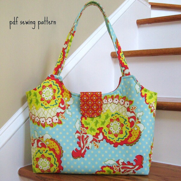 SIMPLE and CHIC  PDF Sewing Pattern / Sweet Pea Totes