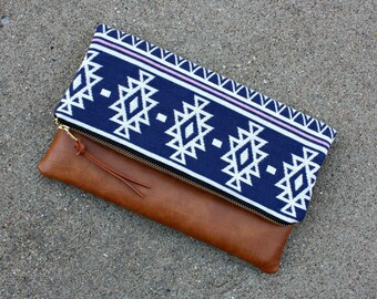 Southwestern Foldover Clutch / Kindle Case