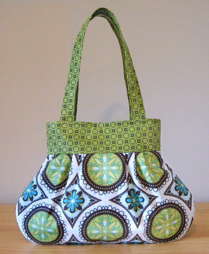 Pleated Handbag ebook PDF Sewing Pattern / Sweet Pea Totes image 5