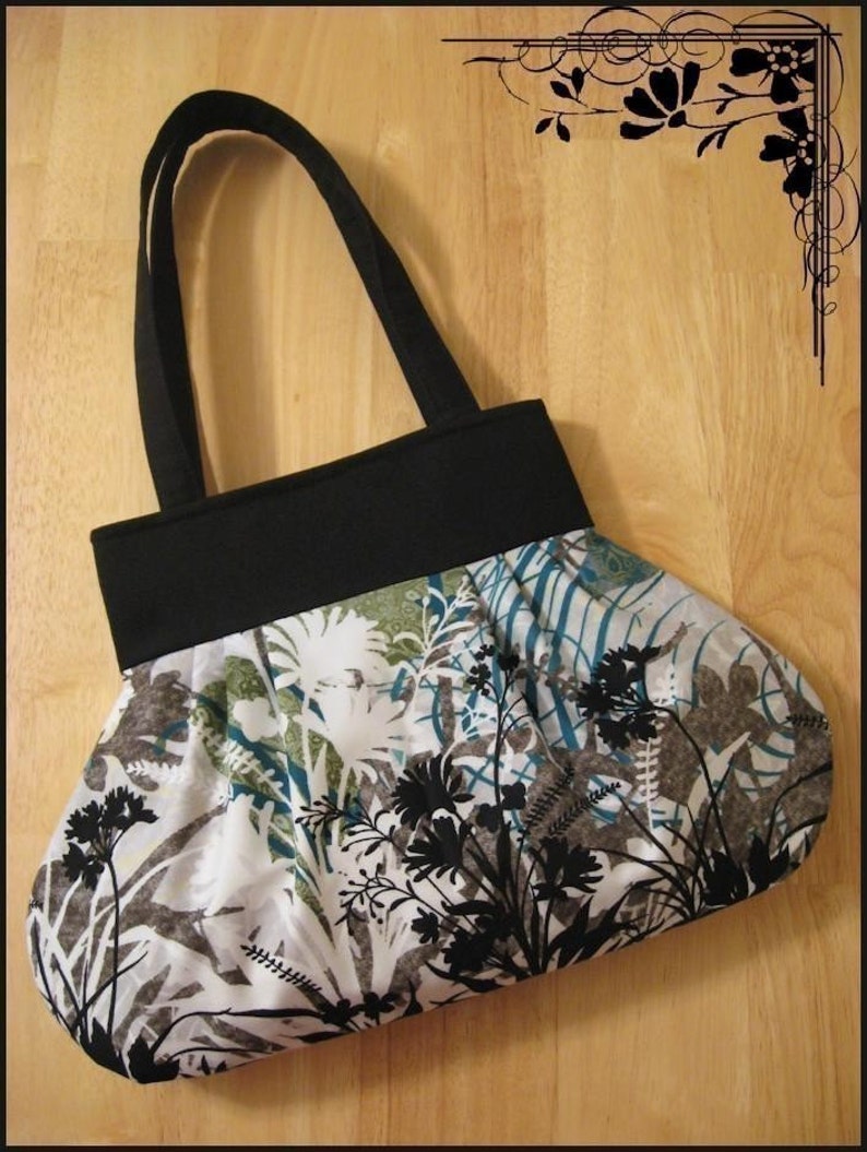 Pleated Handbag ebook PDF Sewing Pattern / Sweet Pea Totes image 6